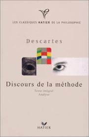 Cover of: Discours de la méthode / Descartes by René Descartes, Eric Brauns