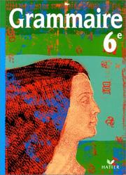 Cover of: Grammaire - 6ème