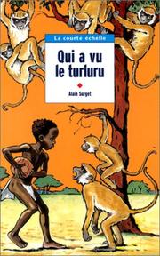 Cover of: Qui a vu turluru ?