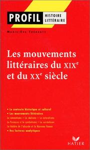 Cover of: Les mouvements litteraires des XIXème et xxeme siecles