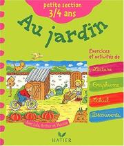 Cover of: Au jardin: Petite section