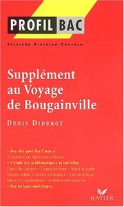 Cover of: Profil d'une Âuvre : SupplÃ©ment au voyage de Bougainville, Denis Diderot
