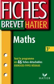 Cover of: Fiches Brevet : Mathématiques 3e