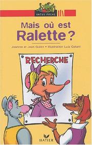 Cover of: Mais où est Ralette ?