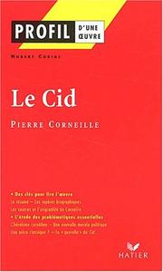 Cover of: Le cid, corneille