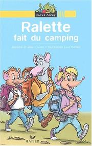 Cover of: Ralette fait du camping by Jeanine Guion, Jean Guion, Luiz Carlos Catani