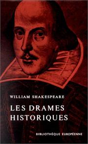 Cover of: Les Drames historiques