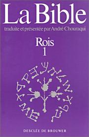 Cover of: La Bible, tome 8 : Rois, volume 1