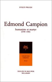 Cover of: Edmond Campion