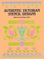 Authentic Victorian stencil designs by Carol Belanger Grafton