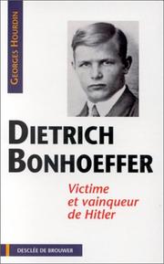 Cover of: Dietrich Bonhoeffer