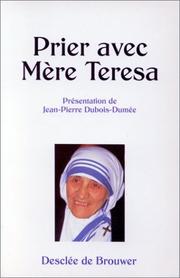 Cover of: Prier avec mère Teresa