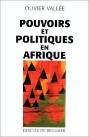 Cover of: Pouvoirs et politiques en Afrique