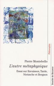 Cover of: L'Autre métaphysique