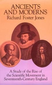 Ancients and moderns by Richard Foster Jones