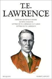 Cover of: Oeuvres de T. E. Lawrence, tome 1