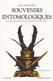 Cover of: Souvenirs entomologiques  by Jean-Henri Fabre