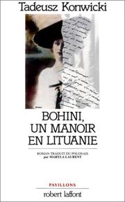 Cover of: Bohini, un manoir en Lituanie