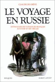 Cover of: Le Voyage en Russie by Claude de Grève