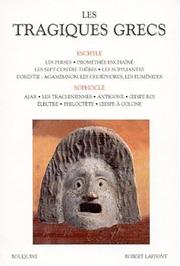 Cover of: Les Tragiques grecs, tome 1