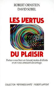 Cover of: Les vertus du plaisir