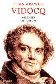 Cover of: Mémoires - Les Voleurs by Eugène François Vidocq