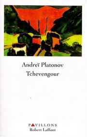 Cover of: Tchevengour by Andreĭ Platonovich Platonov