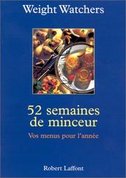 Cover of: 52 semaines de minceur by Weight Watchers