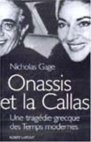 Cover of: Onassis et la Callas  by Nicholas Gage