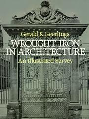 Cover of: Wrought iron in architecture: an illustrated survey