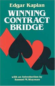 Cover of: Winning contract bridge