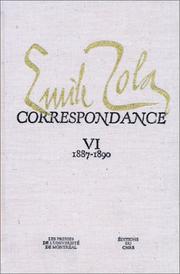 Cover of: Correspondance, tome 6 : 1887-1890