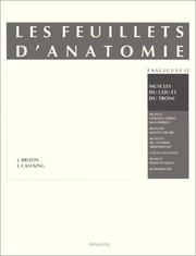 Cover of: Les feuillets d'anatomie. Muscles du cou et du tronc by J. Brizon, J. Castaing