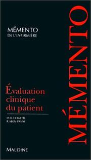 Cover of: Evaluation clinique du patient