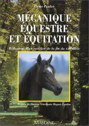 Cover of: Mécanique équestre et équitation