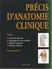 Cover of: Precis d'anatomie tome 1