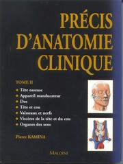 Cover of: Precis d'anatomie tome 2 by Kamina
