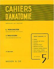 Cahiers d'anatomie by Perlemuter