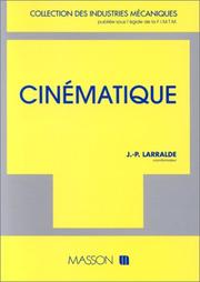 Cover of: Cinématique