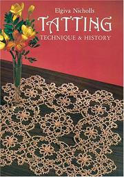 Cover of: Tatting: technique & history