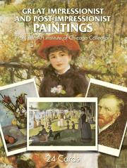 Cover of: Great Impressionist and Post-Impressionist Paintings: 24 Cards From The Art Institute of Chicago Collection (Card Books)