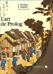 Cover of: L'Art de Prolog