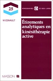 Cover of: Etirements analytiques en kinésithérapie active