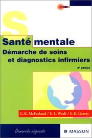 Cover of: Santé mentale, démarche de soins et diagnostics infirmiers