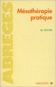 Cover of: Mésothérapie pratique
