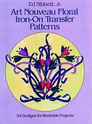 Cover of: Art Nouveau Floral Iron-on Transfer Patterns by Ed Sibbett