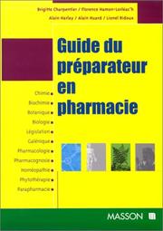 Cover of: Guide du préparateur en pharmacie