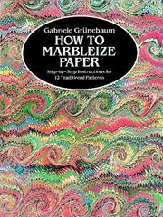 How to marbleize paper by Gabriele Grünebaum