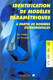 Cover of: Identification de modèles paramétriques à partir de données expérimentales