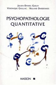 Cover of: Psychopathologie quantitative